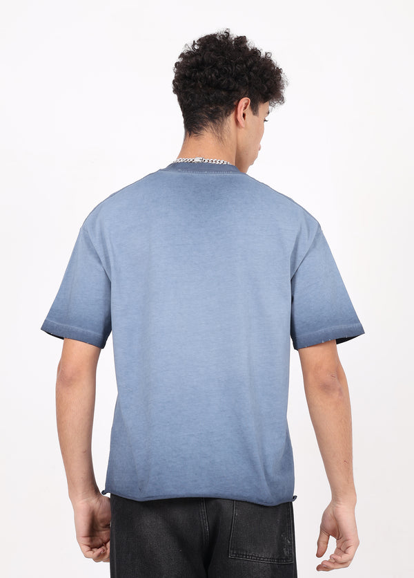 Reverse Pigment Overdyed Ripped Tee