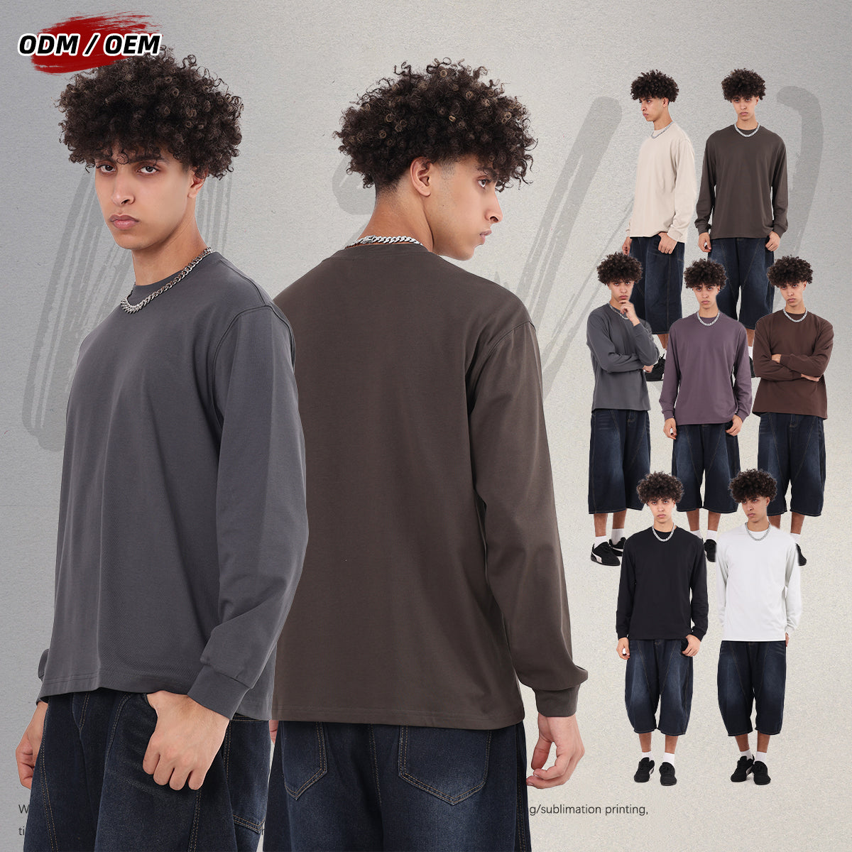 OEM 245GSM O-neck Outdoor Anti-mite Sports T-shirt with Dry Fit Honeycomb Mesh Breathable Antibacterial Long-sleeved T-shirt