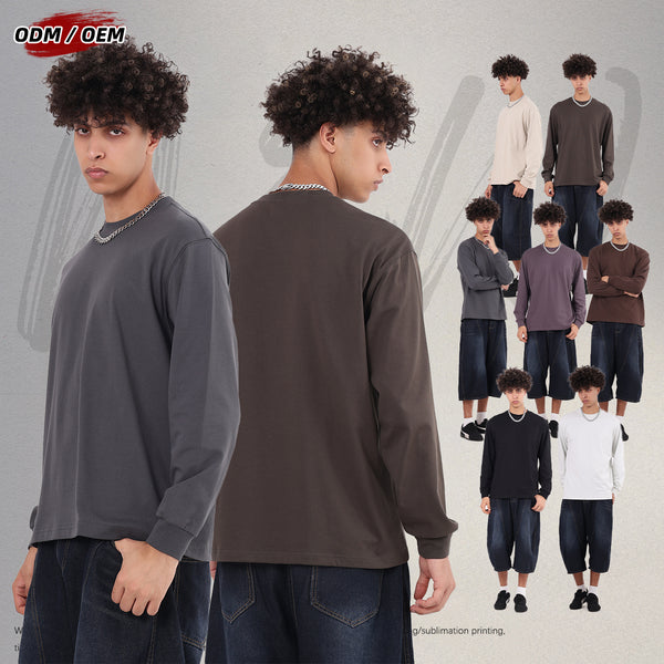 Honeycomb Mesh Long-sleeved T-shirt