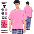 Rolled hem bamboo cotton t-shirt