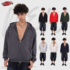 Baroque Fleece Brushed Dual Zipper Sweatshirt