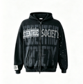 Rhinestone Zip up Hoodie