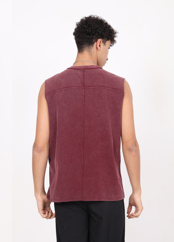 Wax Wash Grunge Tank Top