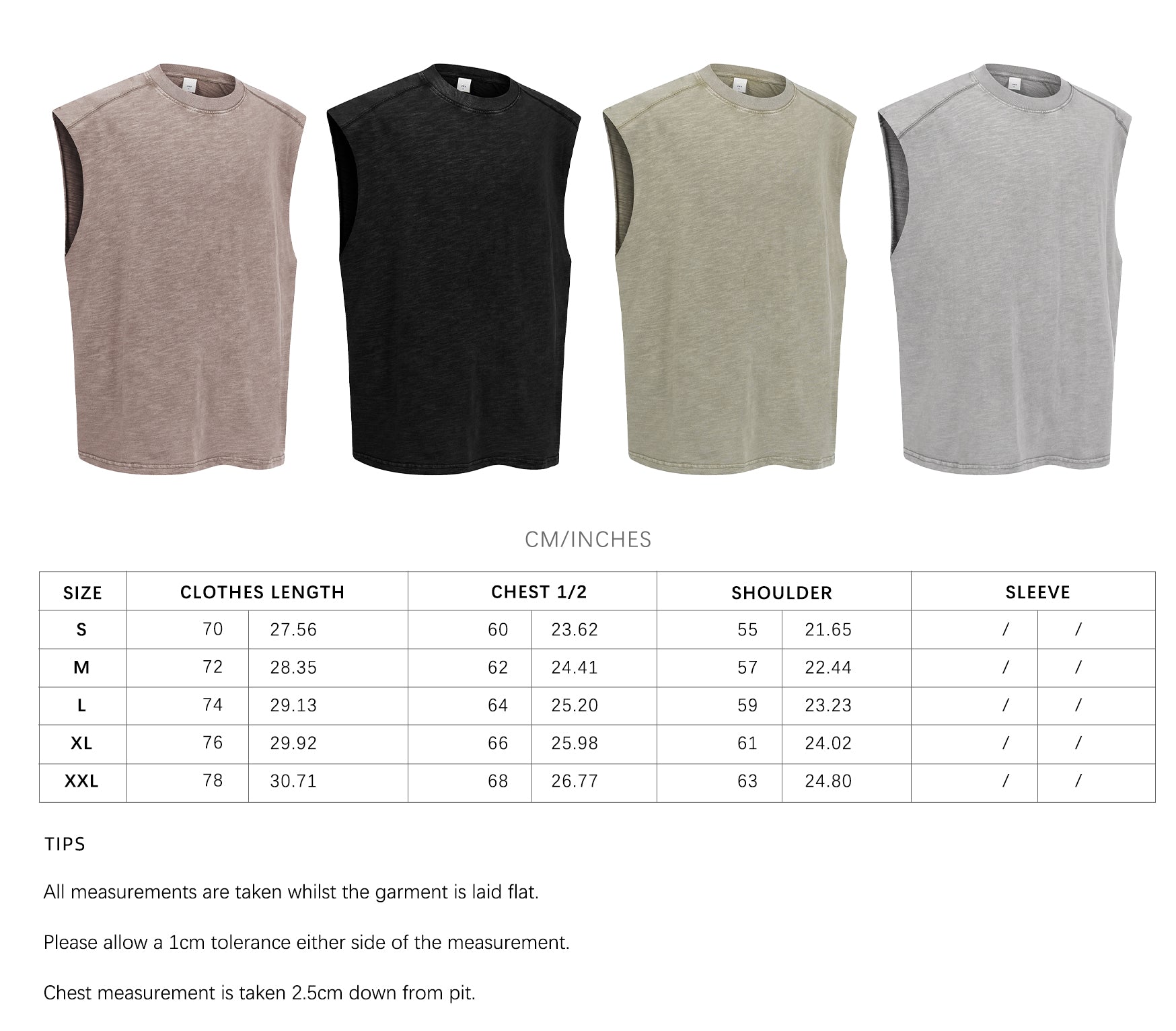 Vintage Washed Bamboo-rib Cotton Vest Raw-edge Sleeve Patched and Stud-embellished Design Chill Vibes Sleeveless T-shirt