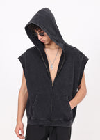 Rat Hole Pockets Hooded Vest