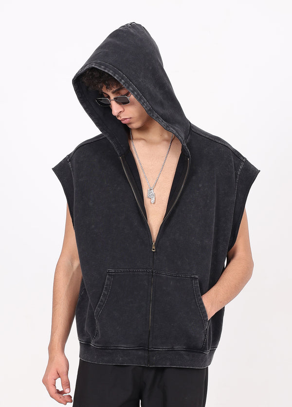 Rat Hole Pockets Hooded Vest