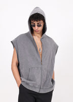 Rat Hole Pockets Hooded Vest