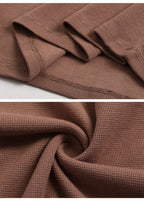 Breathable Waffle Long-sleeved T-shirt
