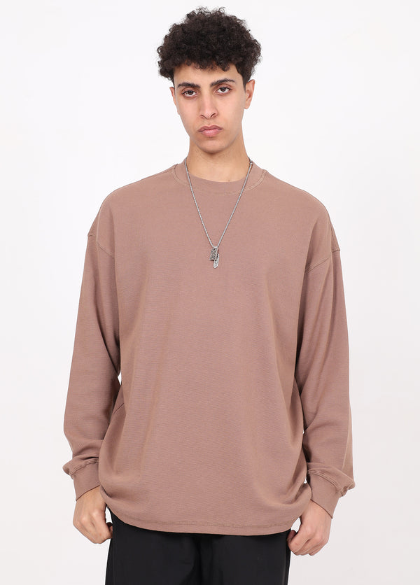 Breathable Waffle Long-sleeved T-shirt