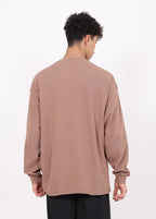 Breathable Waffle Long-sleeved T-shirt