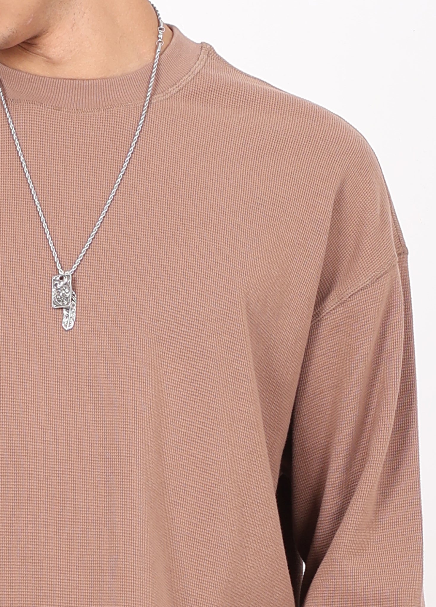 Breathable Waffle Long-sleeved T-shirt
