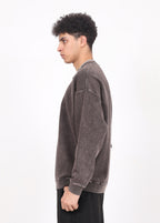 Wax Dyed Distressed Sweatshirt