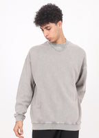Wax Dyed Distressed Sweatshirt