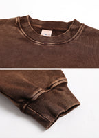 Wax Dyed Distressed Sweatshirt
