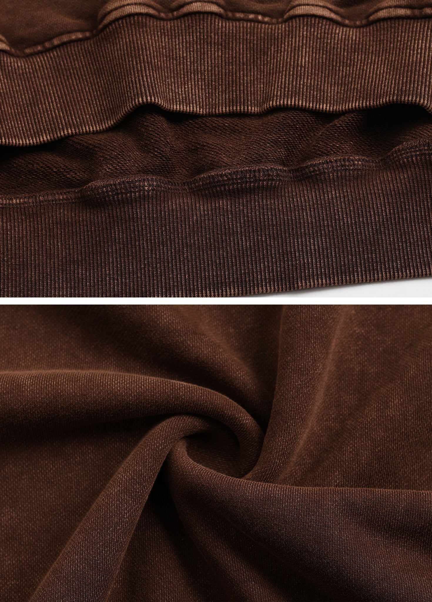 Wax Dyed Distressed Sweatshirt