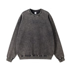 Wax Dyed Distressed Sweatshirt
