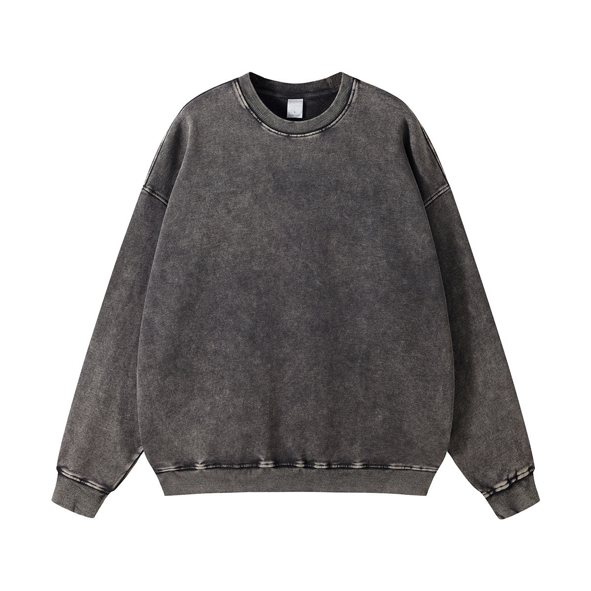 Wax Dyed Distressed Sweatshirt