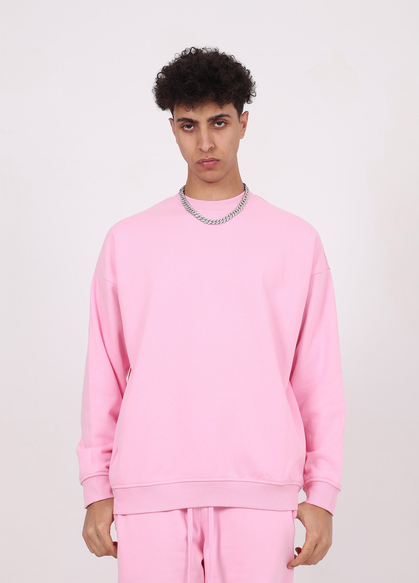 Terry Basic Crewneck Sweatshirt