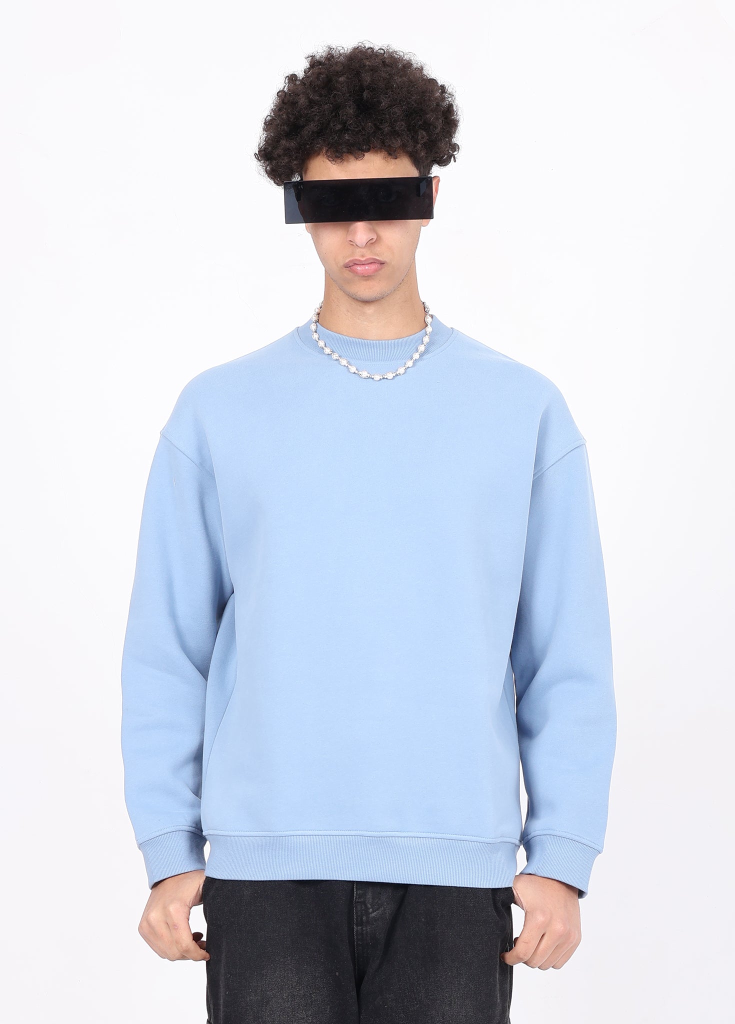 Polar Fleece Solid Sweatshirt