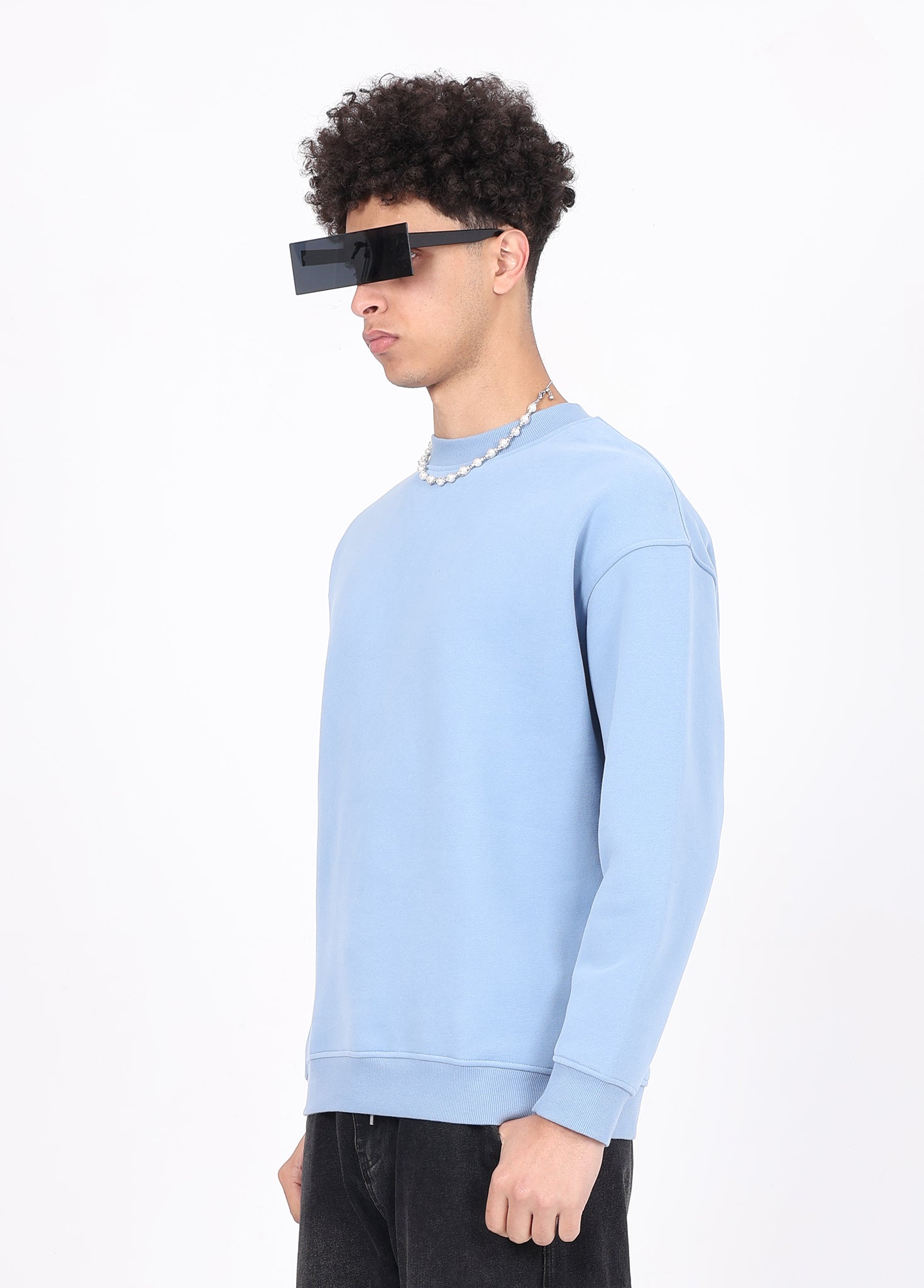 Polar Fleece Solid Sweatshirt