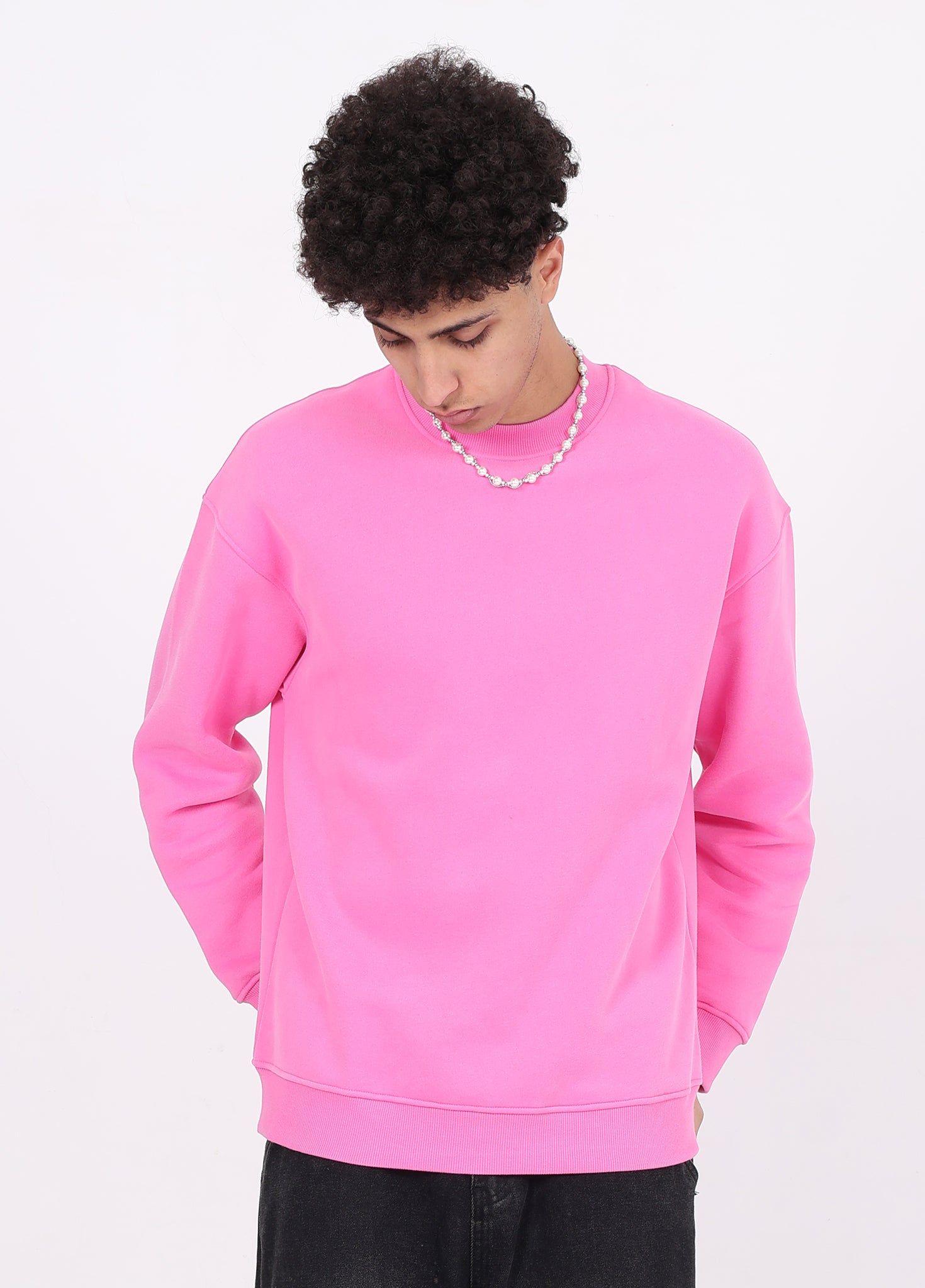 Polar Fleece Solid Sweatshirt