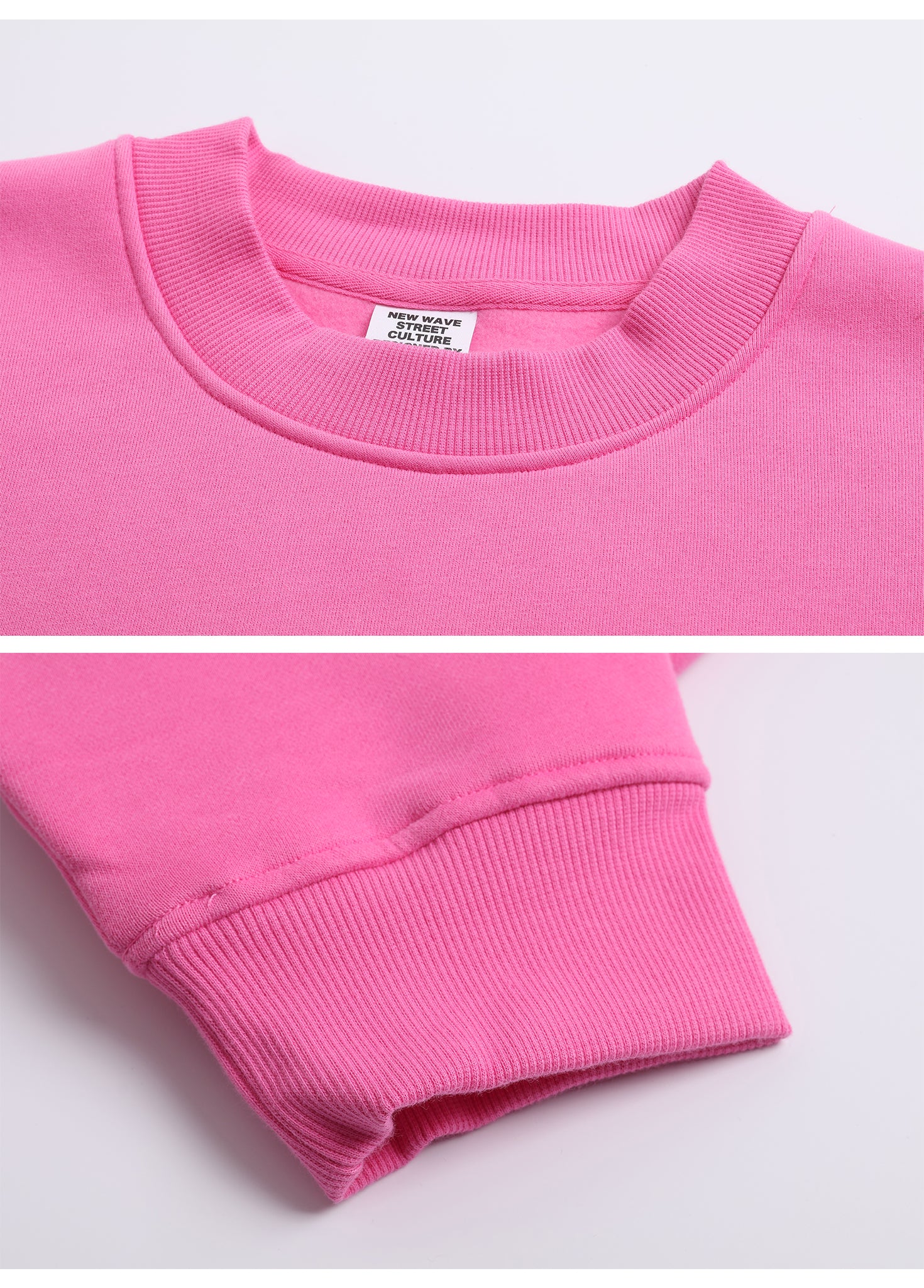 Polar Fleece Solid Sweatshirt