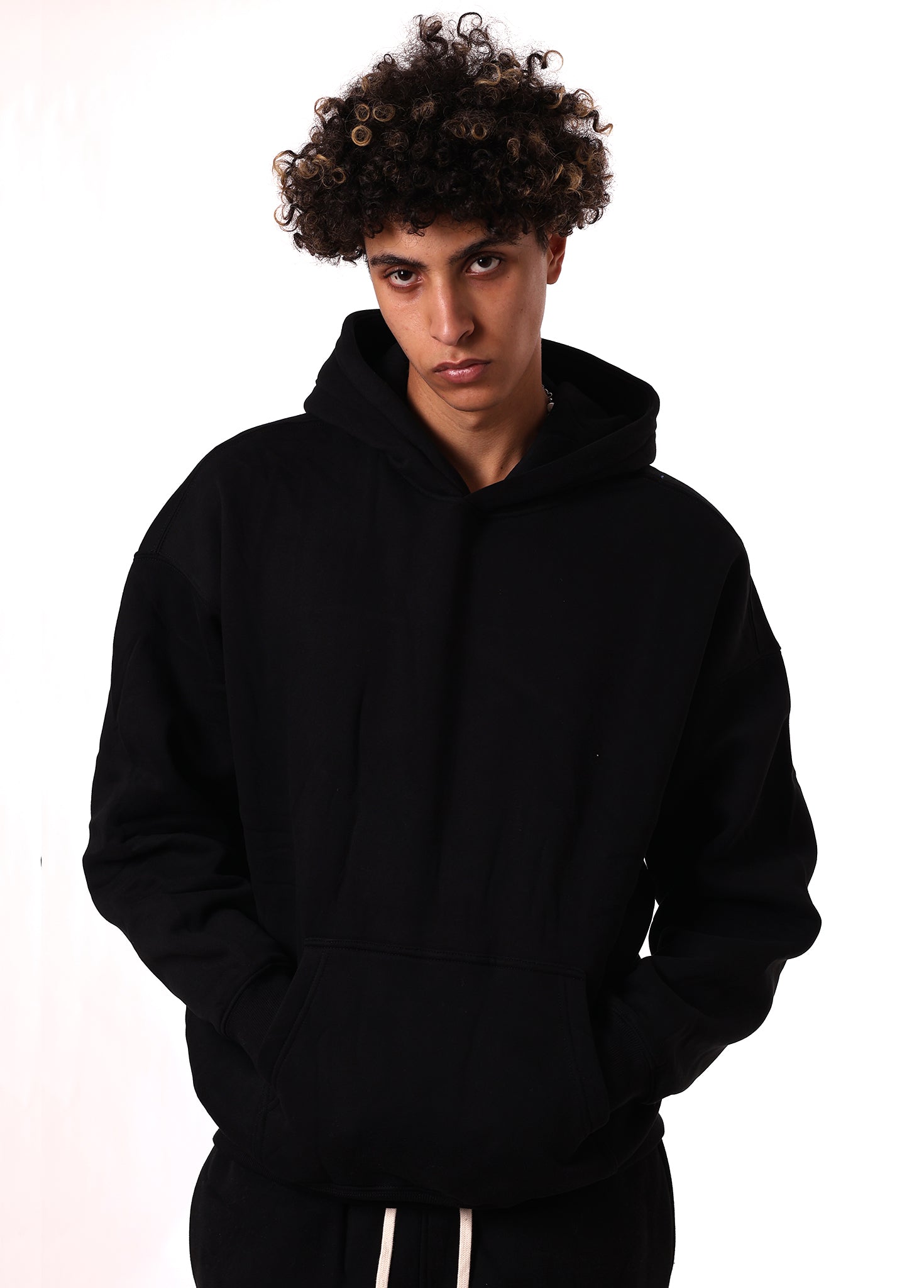 Fleece Basic Hooded Sweatshirt