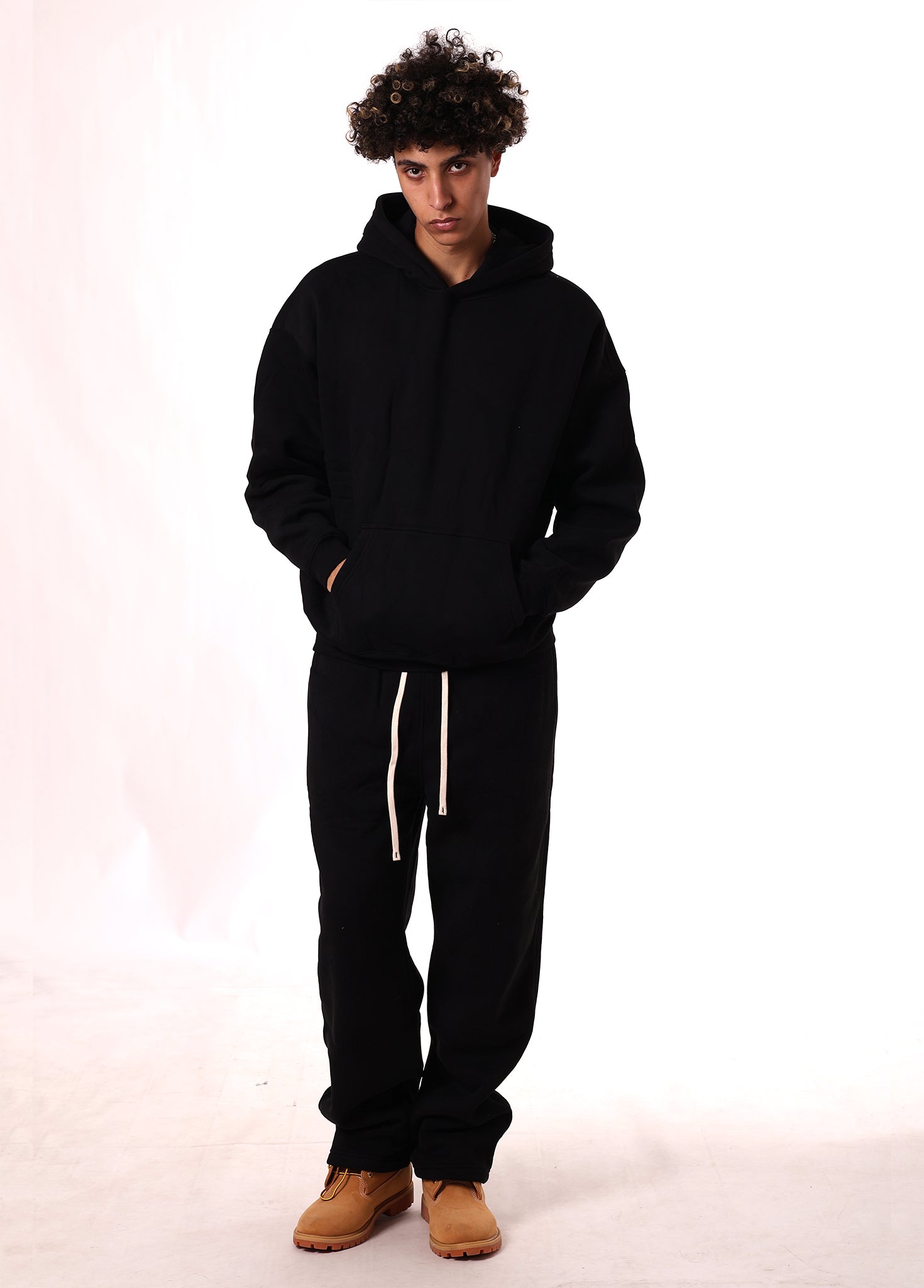 Fleece Basic Hooded Sweatshirt