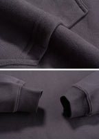 Fleece Basic Hooded Sweatshirt