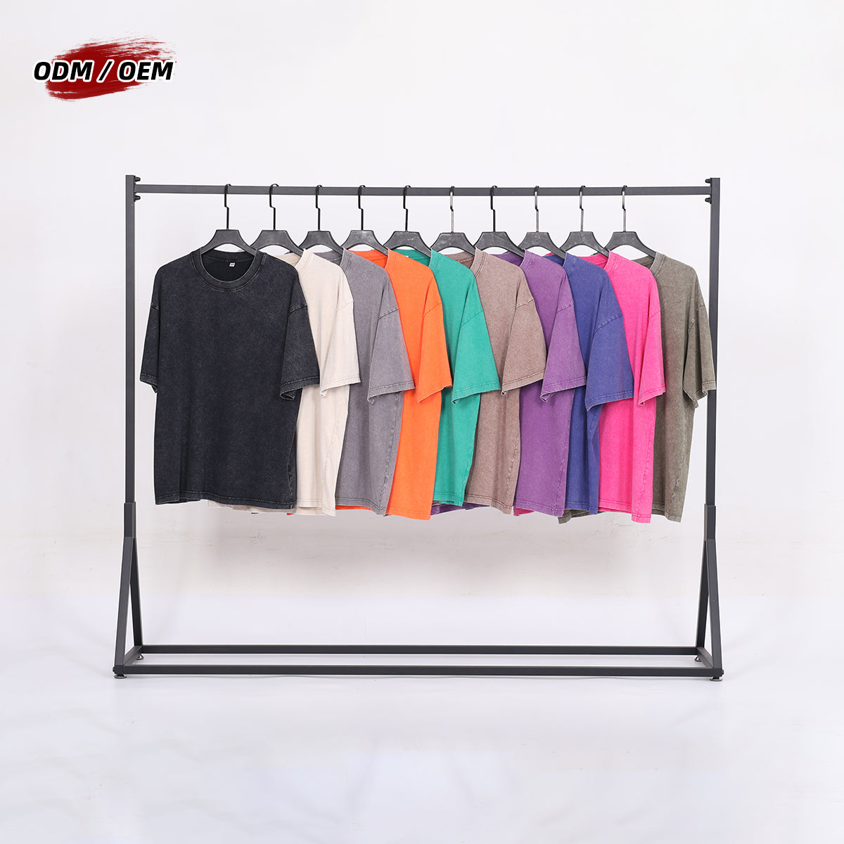 230G Heavyweight Pigment Dyed Washed Vintage Tee Relaxed Drop Shoulder Oversized Fit Cotton T-shirt