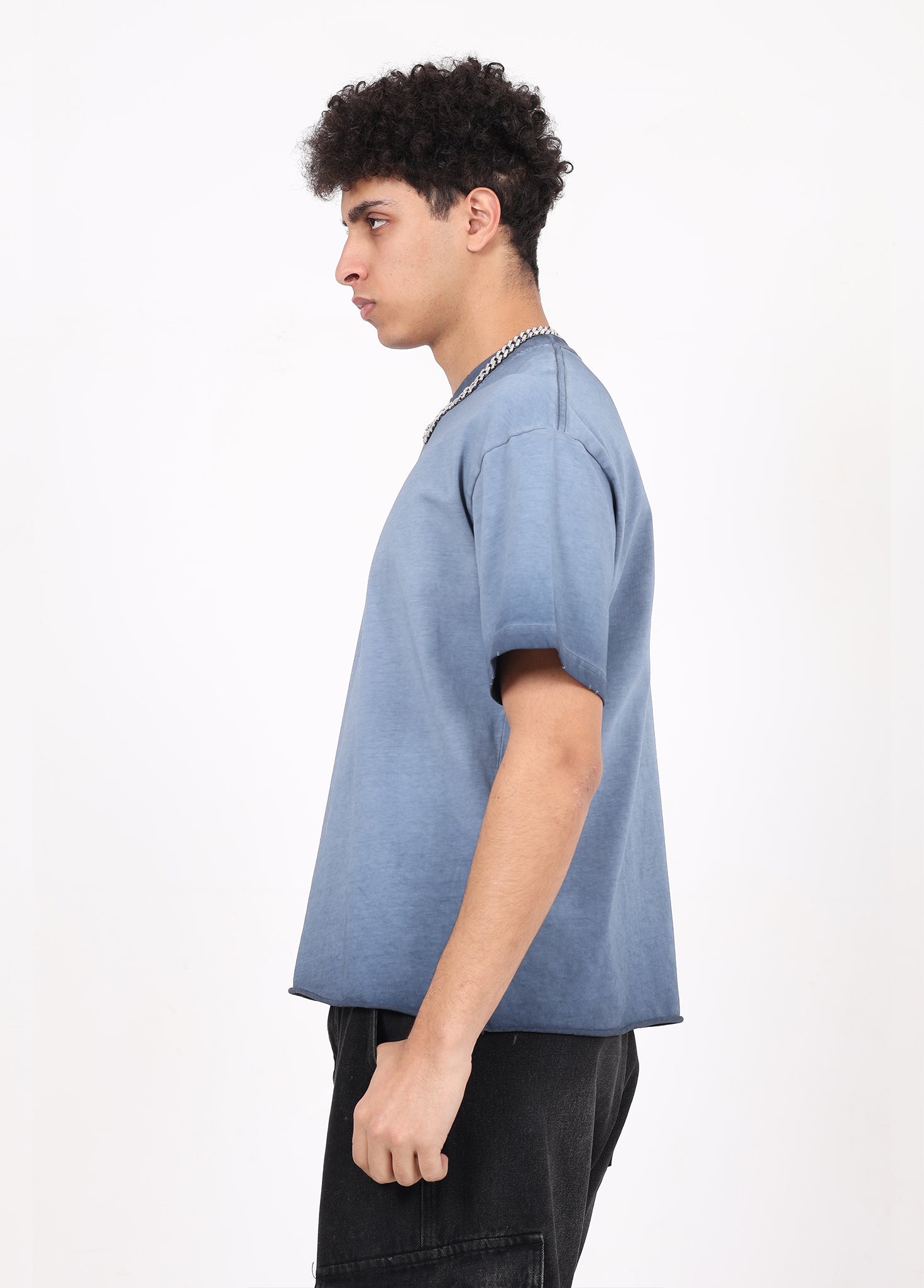 Reverse Pigment Overdyed Ripped Tee