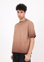 Reverse Pigment Overdyed Ripped Tee