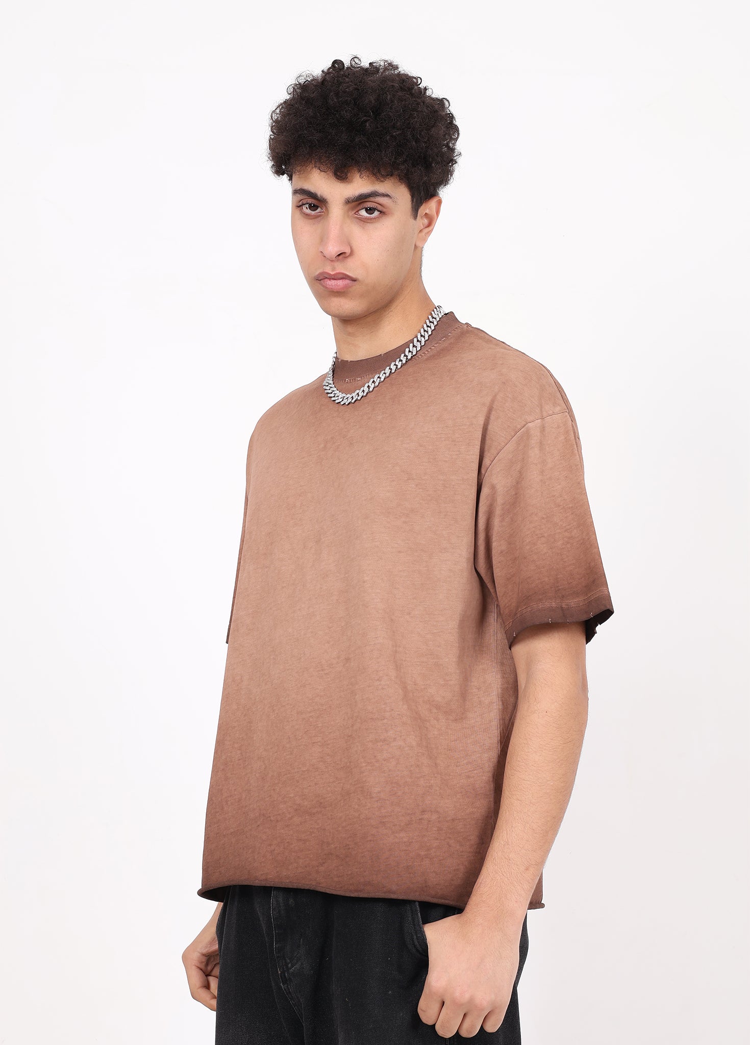 Reverse Pigment Overdyed Ripped Tee