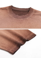 Reverse Pigment Overdyed Ripped Tee