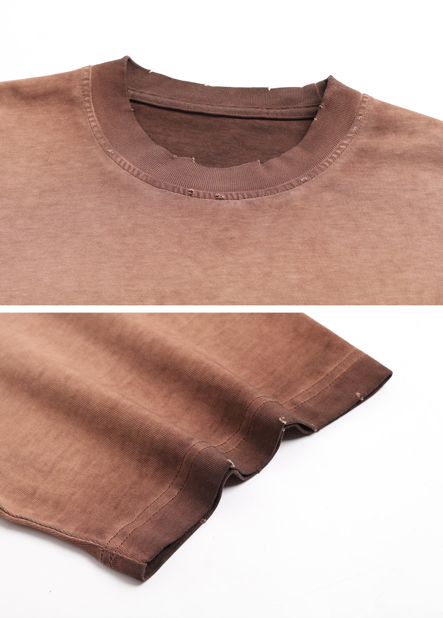 Reverse Pigment Overdyed Ripped Tee