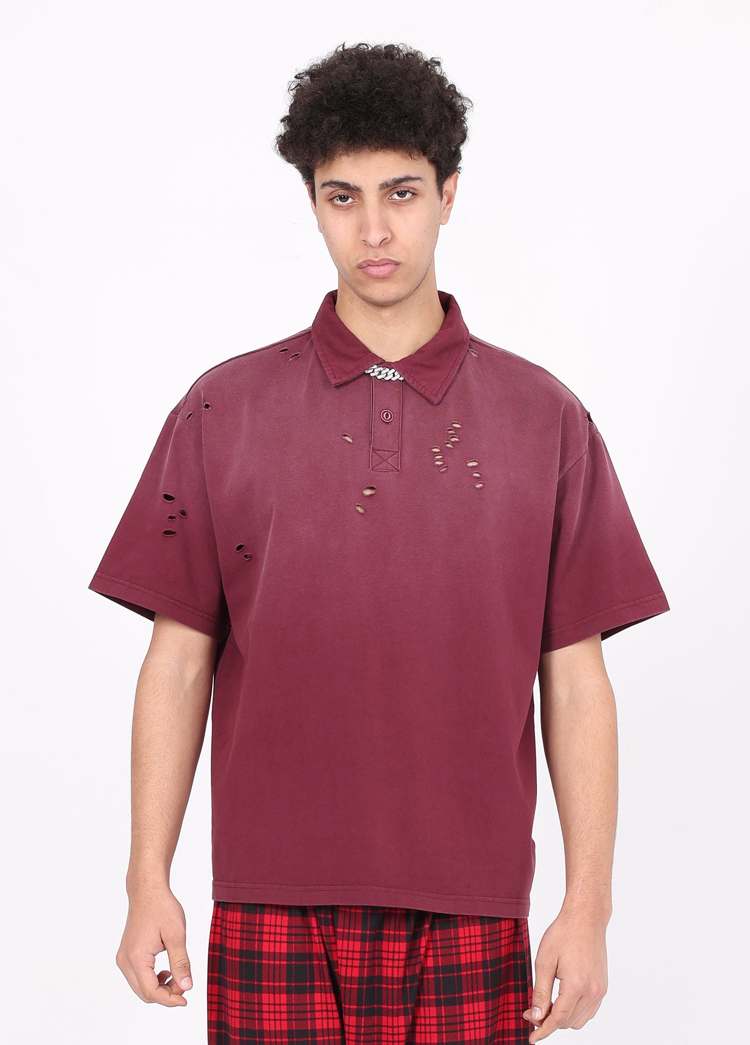 Spray-Monkey-Wash Polo t-shirt