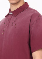 Spray-Monkey-Wash Polo t-shirt