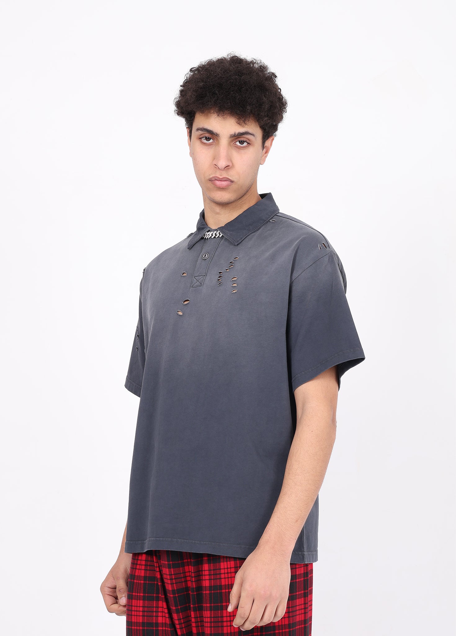 Spray-Monkey-Wash Polo t-shirt