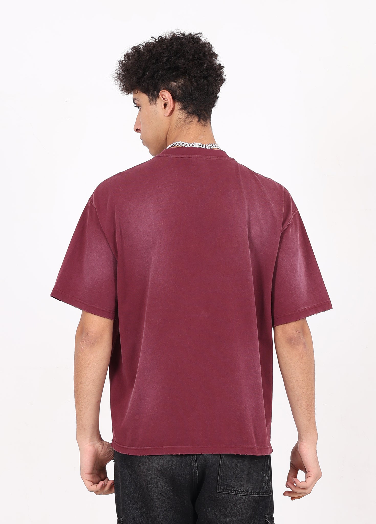Fake Pockets Distressed Tee