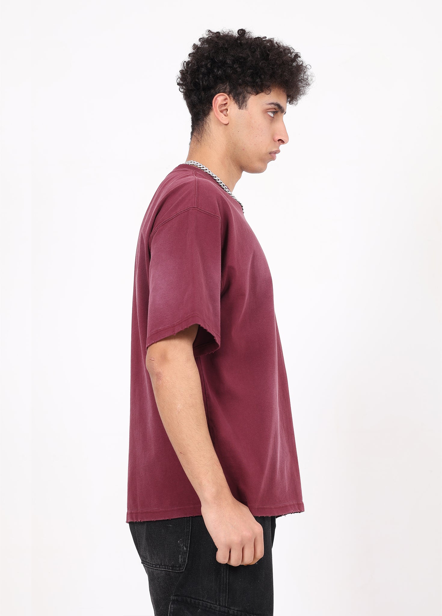 Fake Pockets Distressed Tee