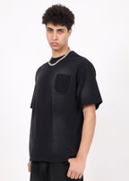 Fake Pockets Distressed Tee