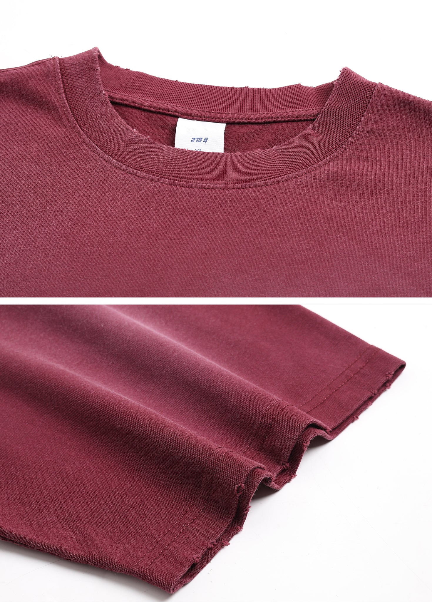 Fake Pockets Distressed Tee