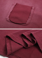 Fake Pockets Distressed Tee