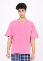 Rolled hem bamboo cotton t-shirt
