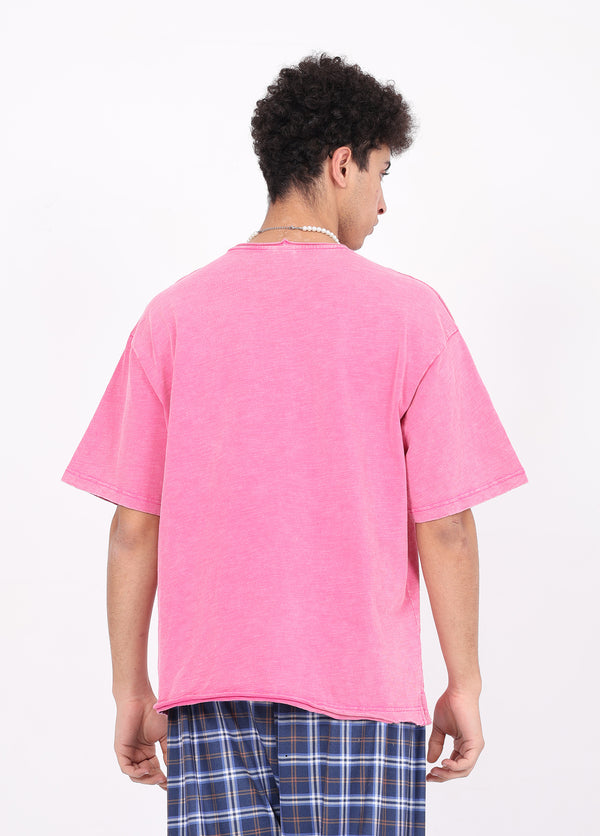 Rolled hem bamboo cotton t-shirt