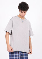 Rolled hem bamboo cotton t-shirt