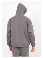 Winter New Style Eye Mask Solid Hoodies OEM Service Custom Print Logo 350 Grams Loose Hip Hop Fleece Hooded For Men