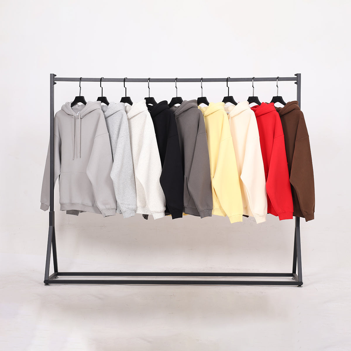 Winter New Style Eye Mask Solid Hoodies OEM Service Custom Print Logo 350 Grams Loose Hip Hop Fleece Hooded For Men