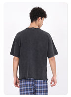 Rolled hem bamboo cotton t-shirt
