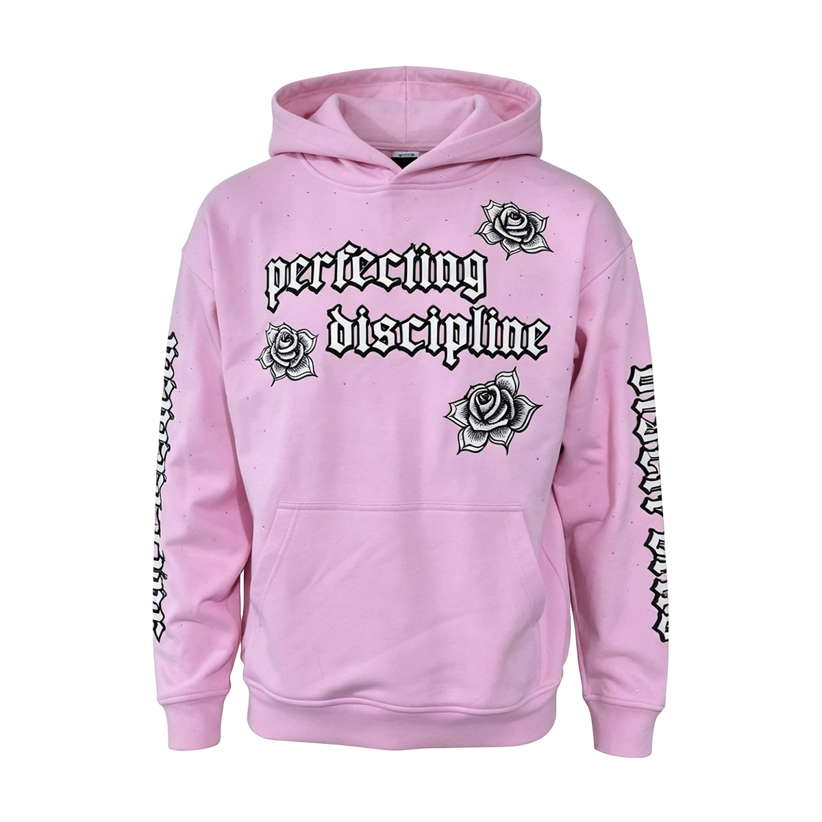 Skull Graphic Rhinestone Hoodie